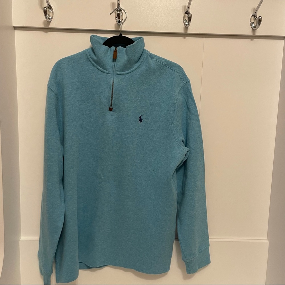 Polo Ralph Lauren Teal 1/4 Zip Pullover